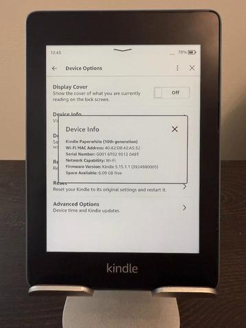 E-Reader Amazon Kindle Paperwhite 10.gen. 8gb Green beschikbaar voor biedingen