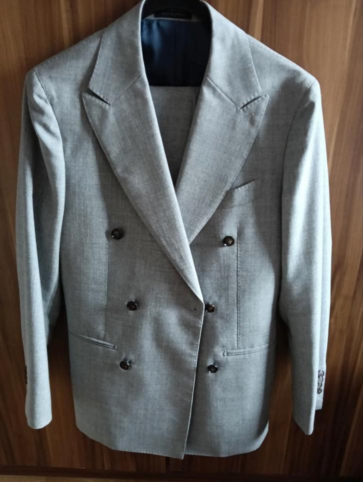 Suitsupply kostuum, Vitale Barberis Canonico wol, Kleding | Heren, Kostuums en Colberts, Zo goed als nieuw, Overige maten, Grijs