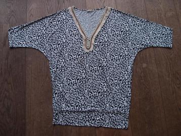Erg mooie panter print dames meisjes tuniek top M L 38 40 beschikbaar voor biedingen