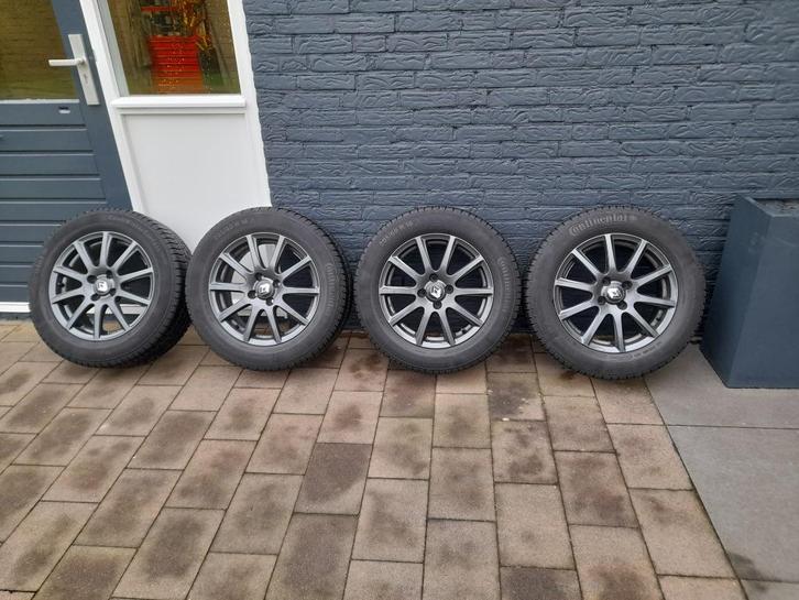 RENAULT CAPTUR LICHTMETALEN WINTERWIELEN SET, Auto-onderdelen, Banden en Velgen, Banden en Velgen, Winterbanden, 16 inch, 205 mm