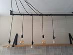 Industriële lamp van "Loftdeur". 170 breed met 5 lampen., Huis en Inrichting, Ophalen, Zo goed als nieuw