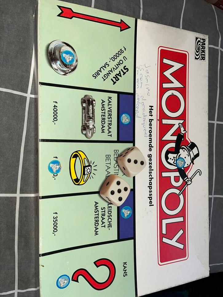 Monopoly Bordspel - Klassieker!, Hobby en Vrije tijd, Gezelschapsspellen | Bordspellen, Gebruikt, Drie of vier spelers, Ophalen of Verzenden