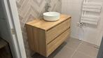 Badmeubel Eiken (TIP!), snelle levering., Nieuw, Minder dan 100 cm, Wastafelkast, 25 tot 50 cm