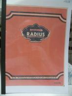 Catalogus Radius 1937, Ophalen of Verzenden, Nieuw