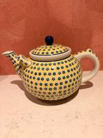 Bunzlau theepot 3 liter - Handgemaakt Pools aardewerk, Ophalen, Overige typen, Zo goed als nieuw, Overige stijlen