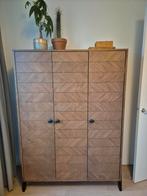 Bruine Coming kids Harper kast 180x125x55 cm(hxbxd), Ophalen, 100 tot 150 cm, Met hangruimte, Zo goed als nieuw