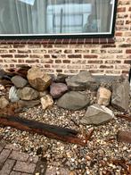 Gratis maaskeien en kleine riviersteentjes, Tuin en Terras, Grind, Keien en Split, Ophalen, Gebruikt, Overige materialen, Overige typen