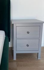 HEMNES Nachtkastje - Grijs, Ophalen, 190 cm of minder, Zo goed als nieuw, Grijs