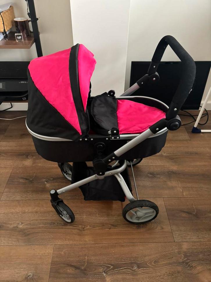 Poppenwagen Venetie 2 in 1 in prima staat, Kinderen en Baby's, Kinderwagens en Combinaties, Zo goed als nieuw, Overige merken