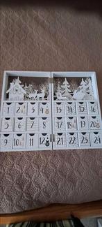 Houten advent kalender, Ophalen of Verzenden, Zo goed als nieuw