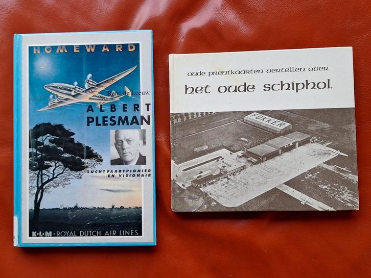 Boeken over Albert Plesman en Schiphol, Boeken, Vervoer en Transport, Ophalen of Verzenden