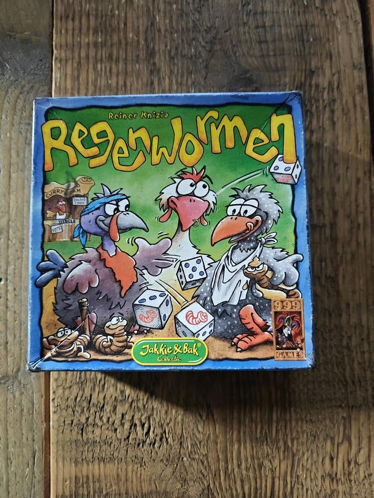 Regenwormen., Hobby en Vrije tijd, Gezelschapsspellen | Kaartspellen, Ophalen of Verzenden, 999 Games., 999 Games., 999 Games.