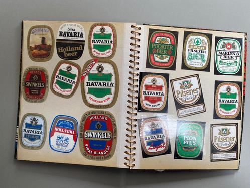 Verzameling bier etiketten uit de jaren 80, Verzamelen, Biermerken, Zo goed als nieuw, Overige typen, Overige merken, Ophalen of Verzenden