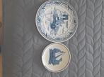 TWEE " delfsblauwe" borden, Verzamelen, Ophalen of Verzenden, Gebruikt