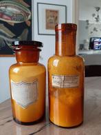 2 oude apothekerflessen, Antiek en Kunst, Curiosa en Brocante, Ophalen of Verzenden