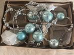 Oude vintage kerstslinger van glas, Diversen, Kerst, Ophalen of Verzenden, Gebruikt