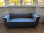 Blauw bankje, Ophalen, 150 tot 200 cm, Tweepersoons, 75 tot 100 cm