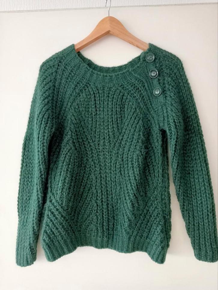 Fijne trui van SISSY BOY, Kleding | Dames, Truien en Vesten, Gedragen, Maat 34 (XS) of kleiner, Groen, Ophalen of Verzenden