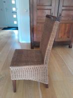Eetkamerstoelen, Ophalen, Gebruikt, Bruin, Riet of Rotan
