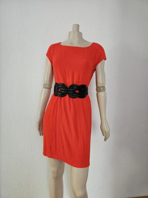 Exclusieve rode jurk van Roberto Collina – maat 36/38, Kleding | Dames, Jurken, Zo goed als nieuw, Maat 36 (S), Rood, Boven de knie