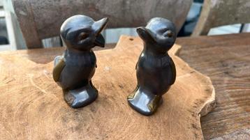 Tin messing koper vogels eenden beschikbaar voor biedingen