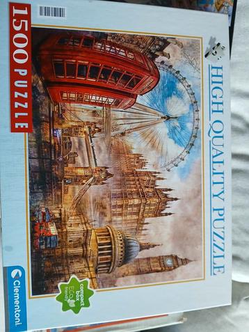 Clementoni Puzzel Londen 1500 stukjes beschikbaar voor biedingen