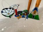 Glas en lood beelden en raam decoratie, Antiek en Kunst, Ophalen of Verzenden