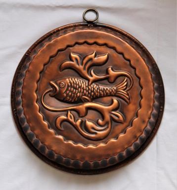 Vintage Koperen  Puddingvorm  beschikbaar voor biedingen