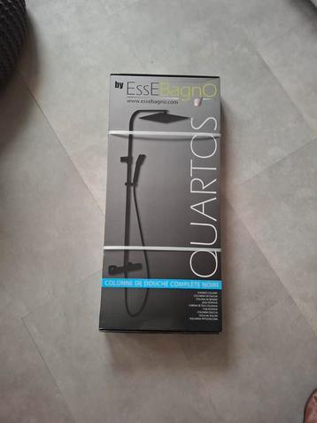 Nieuw in doos regendouche-set Essebagno Quartos in matzwart! beschikbaar voor biedingen