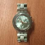 Swatch Irony Diaphane Chrono Full Blooded Mint, Sieraden, Tassen en Uiterlijk, Horloges | Dames, Ophalen of Verzenden, Swatch