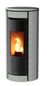 Jolly Mec vrijstaande pelletkachel model Botero Speksteen, Huis en Inrichting, Kachels, Zo goed als nieuw, Vrijstaand, Pelletkachel