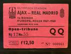 Ajax - Real Madrid europa cup 1967, Ophalen of Verzenden, Gebruikt, Ajax