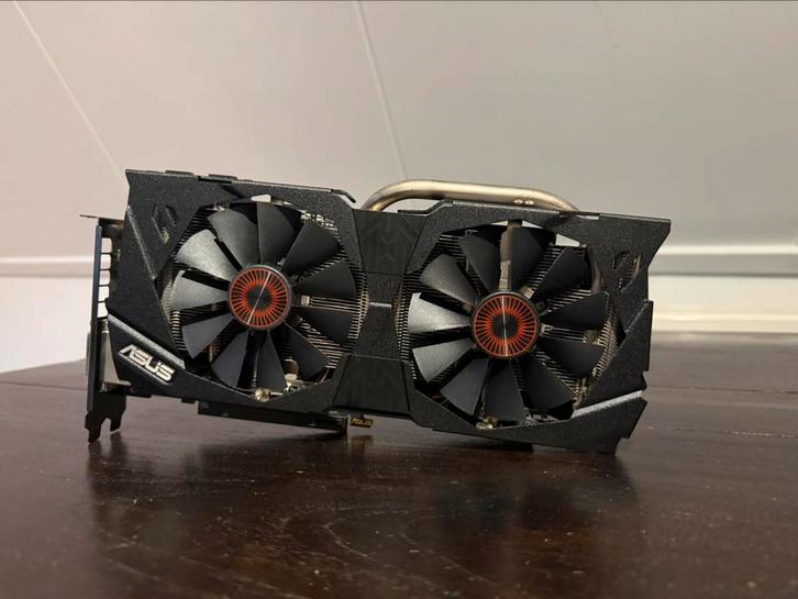 ASUS STRIX GTX970, Computers en Software, Videokaarten, Gebruikt, Nvidia, PCI-Express 3.0, GDDR5, HDMI, DisplayPort, DVI, Ophalen of Verzenden