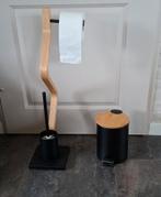 Stijlvolle WC Rolhouder met Borstel evt met prullebak, Huis en Inrichting, Badkamer | Badtextiel en Accessoires, Ophalen of Verzenden