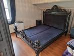 Gothic Gotisch bed zwart antiek klassiek, Huis en Inrichting, Slaapkamer | Bedden, Zwart, Ophalen, Tweepersoons