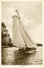 3A5 Grouw Lemmer Friesland 1935 Jacht ARGO - Tjotter, Verzamelen, Ansichtkaarten | Nederland, Verzenden, 1920 tot 1940, Friesland