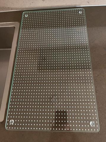 Onderleg glasplaat 2 stuks afm 52x30 cm beschikbaar voor biedingen