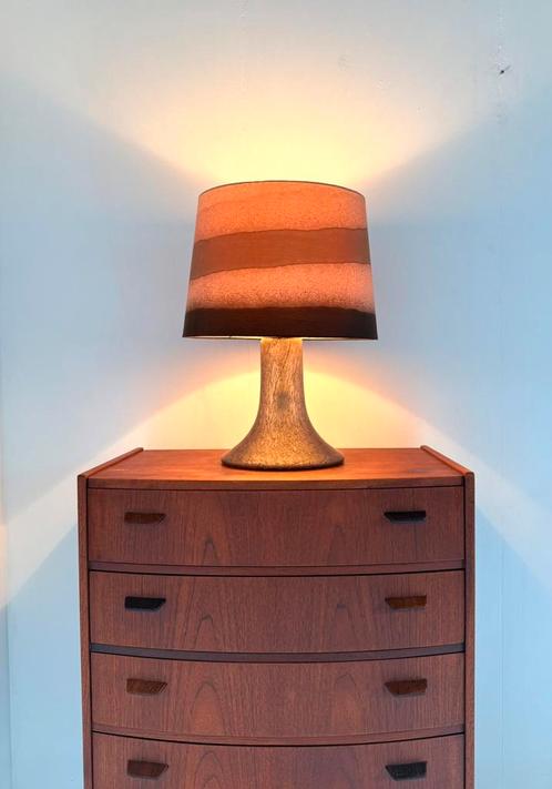 Vintage Murano glazen tafellamp, Peill & Putzler ‘80, Huis en Inrichting, Lampen | Tafellampen, Zo goed als nieuw, 50 tot 75 cm