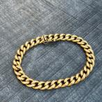 14k gouden armband cuban schakel prachtig model, Ophalen of Verzenden, Zo goed als nieuw, Goud