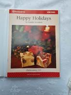 Husqvarna Designer II borduurkaart Happy holidays nr 110, Hobby en Vrije tijd, Borduren en Borduurmachines, Ophalen of Verzenden