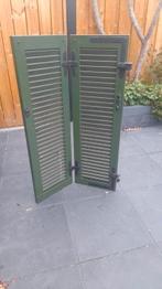 raam luiken donker groen, Gebruikt, Overige typen, Minder dan 200 cm, Ophalen of Verzenden