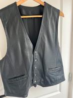 Leren heren gilet, Kleding | Heren, Kostuums en Colberts, Ophalen of Verzenden, Zo goed als nieuw, Maat 56/58 (XL), Zwart