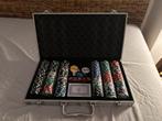 Pokerset in Aluminium Koffer, Hobby en Vrije tijd, Gezelschapsspellen | Bordspellen, Drie of vier spelers, Ophalen of Verzenden