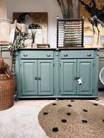 Dressoir ladekast commode linnenkast servieskast groen, Ophalen, 5 laden of meer, 150 tot 200 cm, Zo goed als nieuw