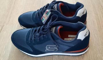 Nieuwe heren Sketchers Sunlite Waltan sneakers maat 46