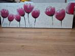 Schilderij met paarse tulpen, Antiek en Kunst, Ophalen