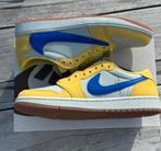 Jordan 1 Low Travis Scott Canary 46 Eu, Overige kleuren, Nike, Nieuw, Ophalen of Verzenden