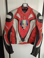 Lookwell Motorjas Rood/Zilver/Zwart Nieuw, Motoren, Kleding | Motorkleding, Ophalen, Nieuw met kaartje, Jas | leer, Lookwell