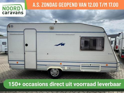 KNAUS VIMARA DE LUXE 440 CS VOORTENT + LUIFEL +FIETSENDRAGER, Caravans en Kamperen, Caravans, Bedrijf, tot en met 4, 750 - 1000 kg