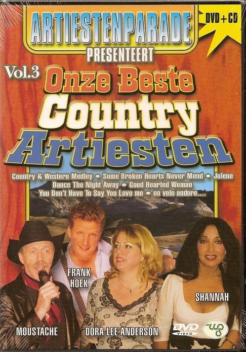 DVD van Onze beste Country Artiesten vol.3, Cd's en Dvd's, Dvd's | Muziek en Concerten, Nieuw in verpakking, Muziek en Concerten